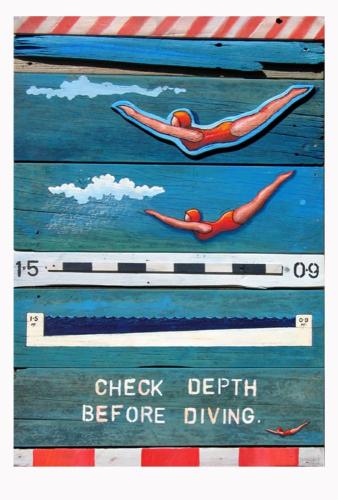 CHECK DEPTH BEFORE DIVING